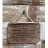 Wells Reclamation Wooden Sign (Somme Song)