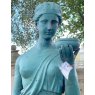 Wells Reclamation Cast Iron 'Lady With Tea' Birdbath Statue