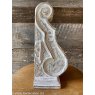 Reeded Scroll Corbel (White)