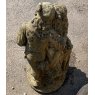 Vintage Carved Stone Statue 'Partners'