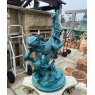 Wells Reclamation Cast Iron 'Lizard On Branch' Statue