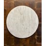 Wells Reclamation Round White Marble Chopping Board