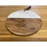 Wells Reclamation Marble & Wood Cheese Board