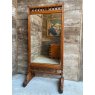 Wells Reclamation Arts & Crafts Oak Three-Fold Dressing Screen