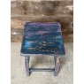 Wells Reclamation Small Rustic Painted Stool