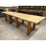 Unique Large Beech & Pine Dining Table (3m x 0.9)