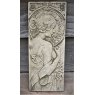 Art Deco Lady Wall Plaque (Flower)