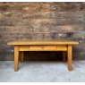 Wells Reclamation Contemporary Solid Oak Coffee Table