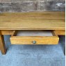 Wells Reclamation Contemporary Solid Oak Coffee Table