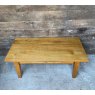 Wells Reclamation Contemporary Solid Oak Coffee Table