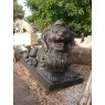 Grand Cast Iron Lion Statue