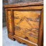 Wells Reclamation Antique Early 19th Century Pine Chest