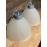 Wells Reclamation Large Vintage Glass Pendant Lights