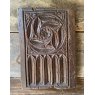 Wells Reclamation Antique 15th Century Carved Oak Tracery Panel