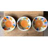 Wells Reclamation Art Deco Clarice Cliff Bizzare Crocus Pattern Bowls