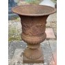 Wells Reclamation Rustic Cast Iron Garden Urns