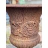 Wells Reclamation Rustic Cast Iron Garden Urns