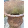Wells Reclamation Rustic Cast Iron Garden Urns