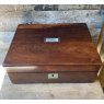 Wells Reclamation Antique 19th Century Rosewood Writing Box
