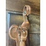 Reclaimed Art Nouveau Copper Decorative Hook