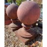 Wells Reclamation Pair of Ball Finial Pier Caps