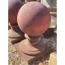 Wells Reclamation Pair of Ball Finial Pier Caps
