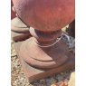 Wells Reclamation Pair of Ball Finial Pier Caps