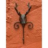 Wells Reclamation Metal Stag & Scroll Hook