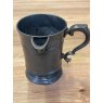 Wells Reclamation Victorian English Pewter Spouted Tankard