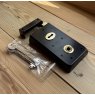 Wells Reclamation Black Rim Lock (Simple)
