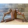 Wells Reclamation Pair of Vintage Wooden Bookends