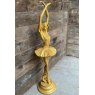 Wells Reclamation Elegant Cast Iron Ballerina Statue