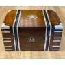 Wells Reclamation Victorian Rosewood & Mother of Pearl Inlaid Box