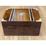 Wells Reclamation Victorian Rosewood & Mother of Pearl Inlaid Box