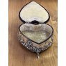 Wells Reclamation Edwardian Silver Heart Shaped Trinket Box