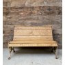 Wells Reclamation Reclaimed Decorative Oak & Cast Iron Garden Bench