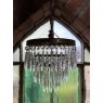 Wells Reclamation Vintage Tiered Glass Chandelier