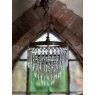 Wells Reclamation Vintage Tiered Glass Chandelier