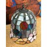 Wells Reclamation Vintage Tiffany Style Domed Glass Shade