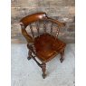 Antique GWR Smokers Bow Armchair