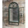 Wells Reclamation Rustic Outdoor Decorative Mirror (Leaves & Flowers)