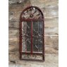 Wells Reclamation Rustic Outdoor Decorative Mirror (Leaves & Flowers)