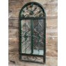 Wells Reclamation Rustic Outdoor Decorative Mirror (Leaves & Flowers)