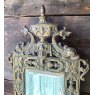 Wells Reclamation Decorative Victorian Brass Mirror