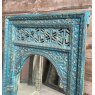 Wells Reclamation Large Decorative Teak Mirror (0.76m x 1.53m)