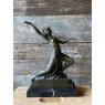 Wells Reclamation Fine 19th Century Bronze Ballerina Sculpture