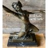 Wells Reclamation Fine 19th Century Bronze Ballerina Sculpture