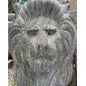 Wells Reclamation Large Imposing Carved Stone Lion Statues