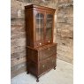 Wells Reclamation Fine Antique 19th Century Oak Glazed Cabinet