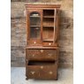 Wells Reclamation Fine Antique 19th Century Oak Glazed Cabinet